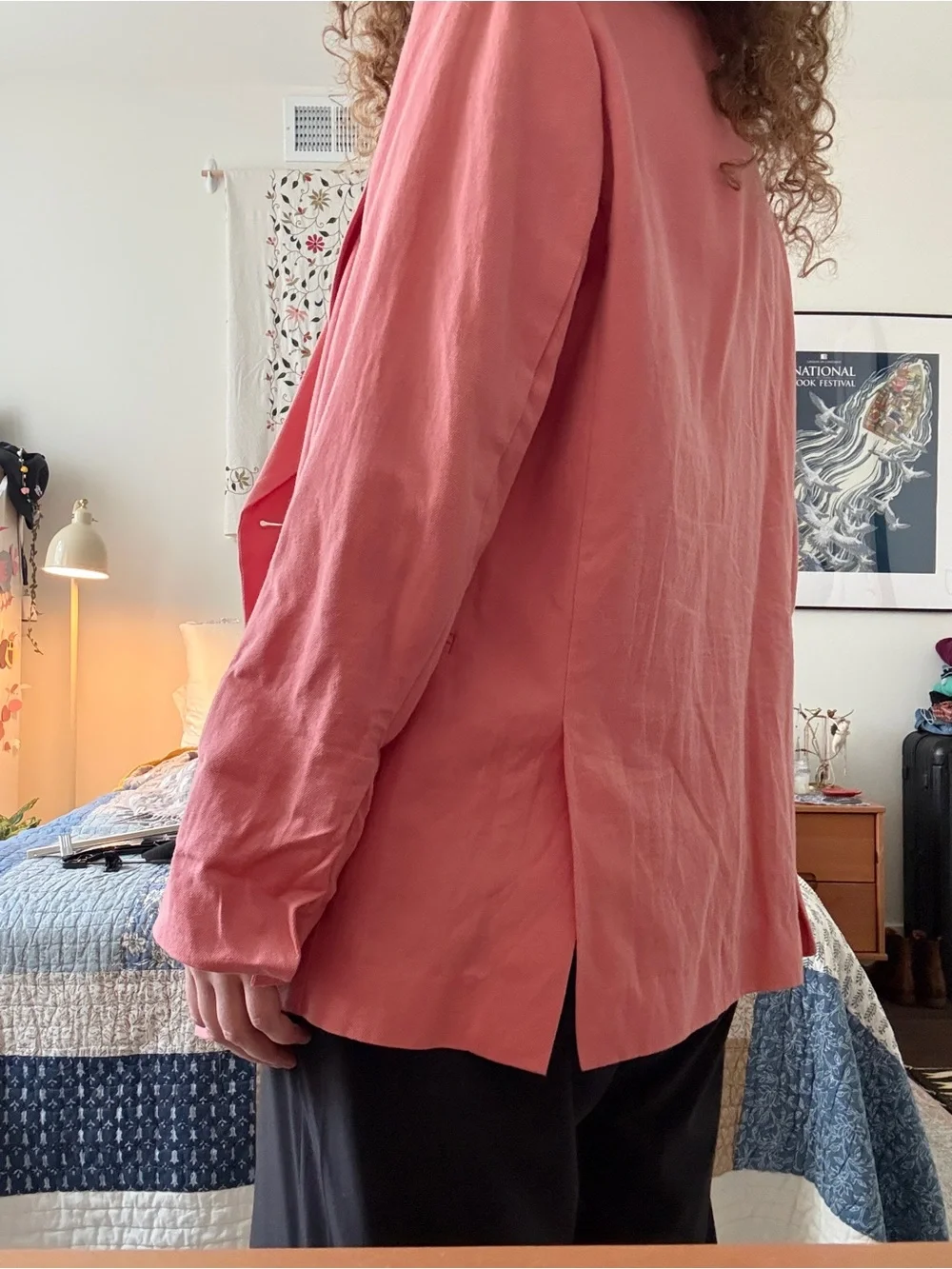 Apiece Apart Coral Double-Breasted Blazer